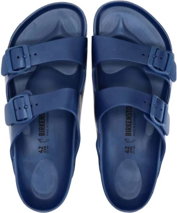 Birkenstock Blauwe Arizona Twee-Riem Sandalen Blue Heren