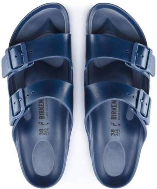 Birkenstock Blauwe Sandalen Arizona EVA Brede Pasvorm Blauw Heren