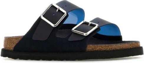 Birkenstock Blauwe Sunshine Arizona Pantoffels Blue Dames