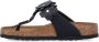 Birkenstock Bloemversierde teenslippers Black Dames - Thumbnail 3