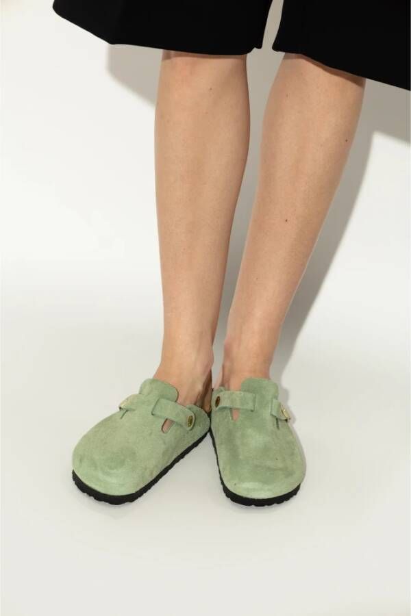 Birkenstock Boston BS Pantoffels Green Dames