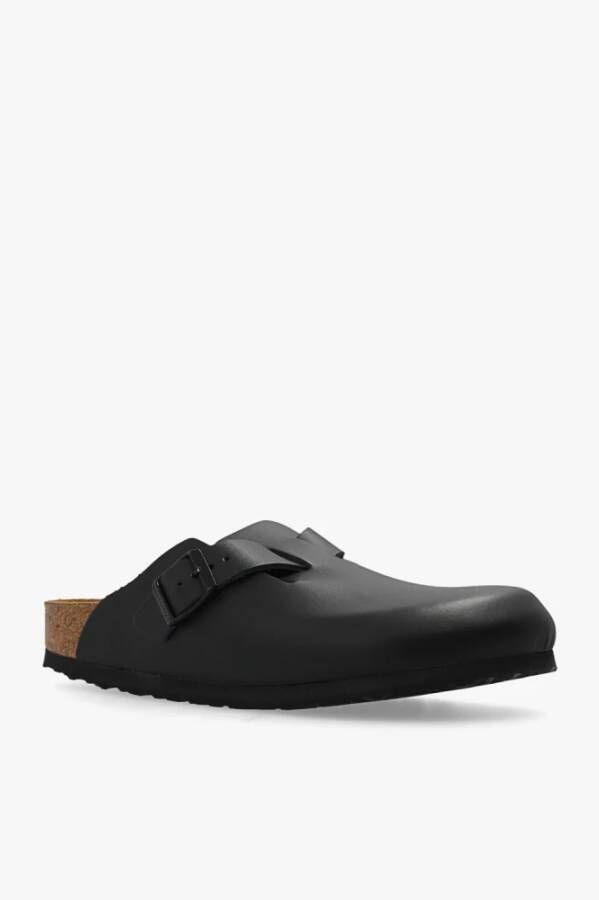 Birkenstock Boston BS Slides Black Dames