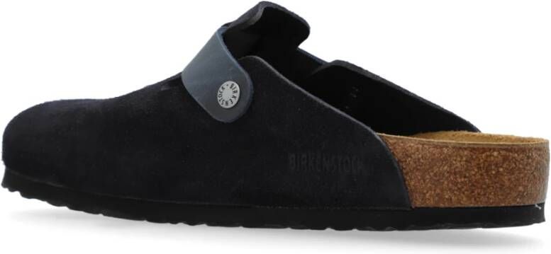 Birkenstock Boston BS Slippers Blue Heren