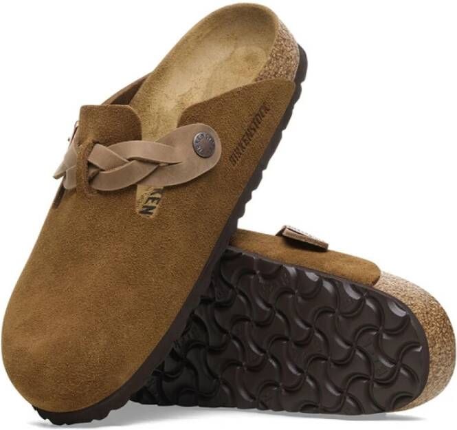 Birkenstock Boston Casual Schoenen Brown Dames