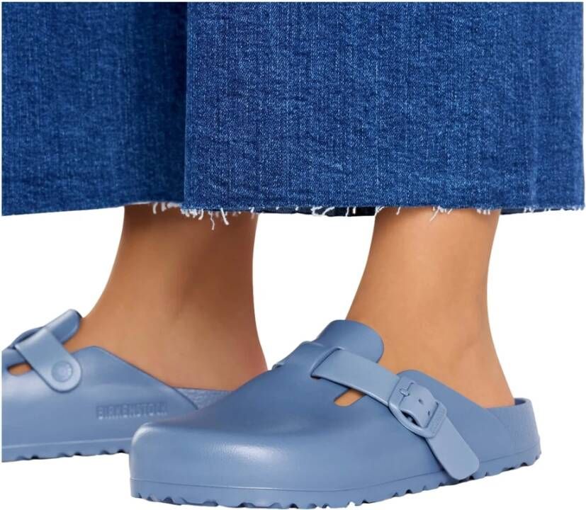 Birkenstock Boston Essentials Eva Klompen Blue Dames