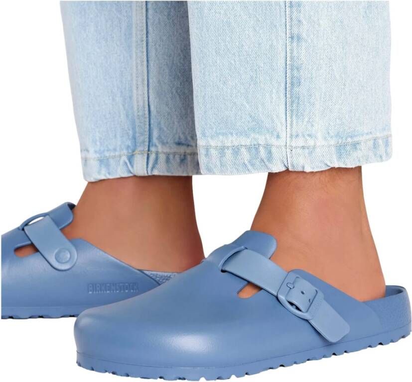 Birkenstock Boston Essentials Eva Klompen Blue Dames