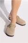 Birkenstock Boston Braided Suede Leather Taupe Narrow - Thumbnail 9