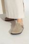 Birkenstock Beige Suède Boston Klomp Sandalen Beige - Thumbnail 18