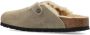 Birkenstock Beige Suède Boston Klomp Sandalen Beige - Thumbnail 21