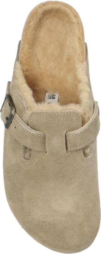 Birkenstock Boston Klompen Beige Dames