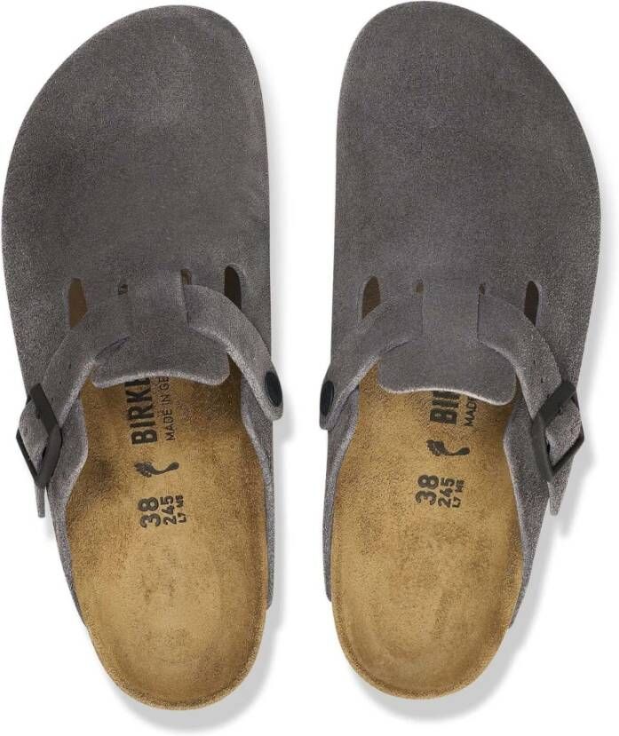 Birkenstock Boston Klompen Gray Heren