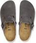 Birkenstock Velours Muiltjes met Metalen Afwerking Gray - Thumbnail 18