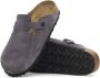 Birkenstock Velours Muiltjes met Metalen Afwerking Gray - Thumbnail 19