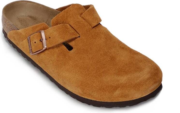 Birkenstock Boston Muiltjes voor vrouwen Brown Heren