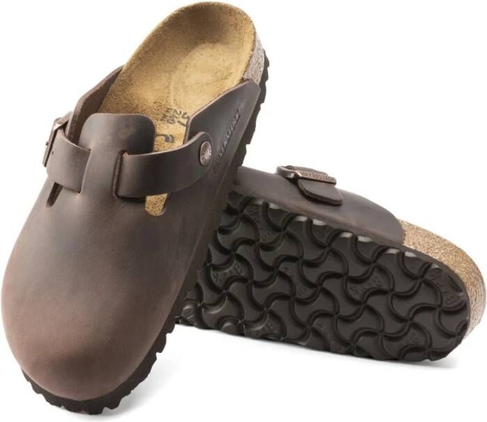 Birkenstock Boston Regular Habana Klompen Brown Heren