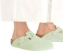 Birkenstock Suede Leather Mules Green Dames - Thumbnail 12