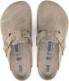 Birkenstock Boston Soft Footbed Sandalen Beige Dames - Thumbnail 3