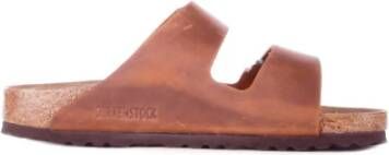 Birkenstock Brandy Sandalen met Gesp Sluiting Brown Heren