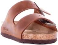 Birkenstock Brandy Sandalen met Gesp Sluiting Brown Heren