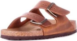 Birkenstock Brandy Sandalen met Gesp Sluiting Brown Heren