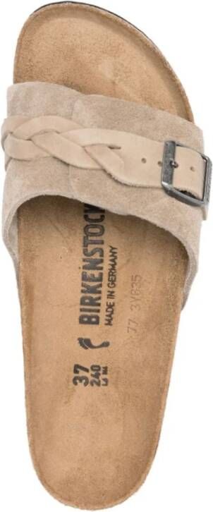 Birkenstock Bruin Suède Slide Sandalen Brown Dames