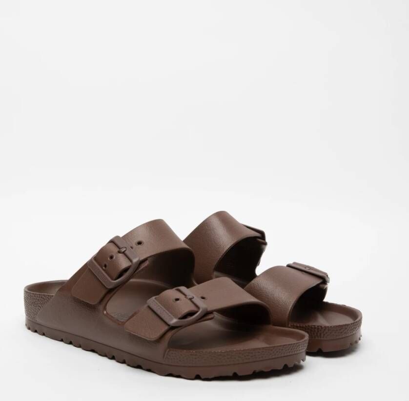 Birkenstock Bruine Dubbele Band Sandalen Brown Unisex