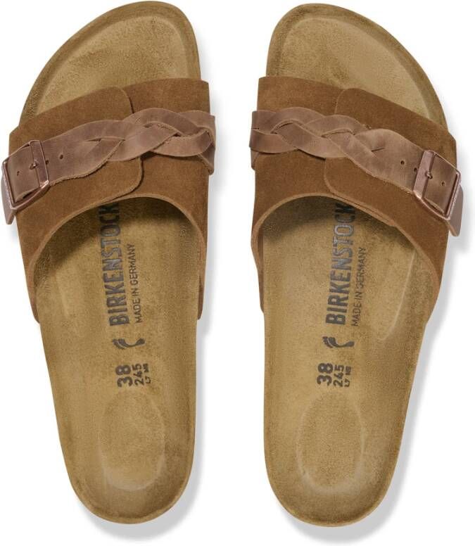 Birkenstock Casual geweven band sandaal Brown Dames