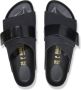 Birkenstock Kyoto Sandalen Zwart Velours Leer Black Dames - Thumbnail 13