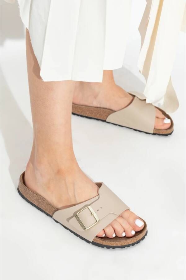 Birkenstock Catalina BS Slides Beige Dames