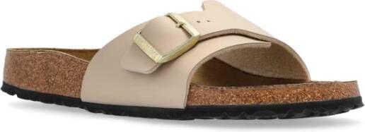 Birkenstock Catalina BS Slides Beige Dames