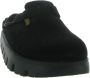 Birkenstock Chunky suède leren sandaal in zwart Black Dames - Thumbnail 6