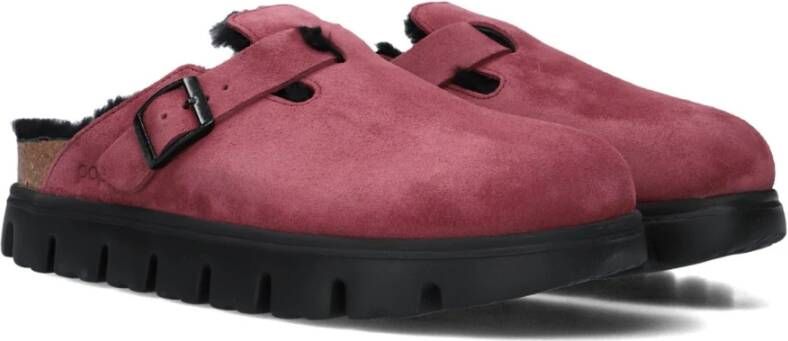 Birkenstock Chunky Shearling Klompen voor Dames Purple Dames