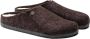 Birkenstock Wolvilt Slipper met Uitneembaar Voetbed Brown - Thumbnail 25