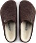 Birkenstock Wolvilt Slipper met Uitneembaar Voetbed Brown - Thumbnail 27