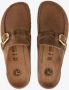 Birkenstock Cognac Olie Big Buckle Muilezel Brown Dames - Thumbnail 4