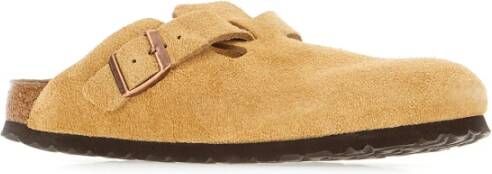 Birkenstock Comfortabele Binnenslippers voor Dagelijks Gebruik Beige Dames