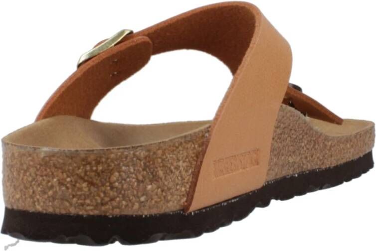 Birkenstock Comfortabele Flip Flops voor de zomer Brown Heren