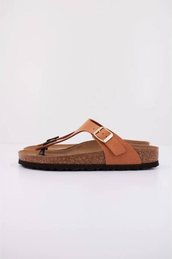 Birkenstock Comfortabele Flip Flops voor de zomer Brown Heren