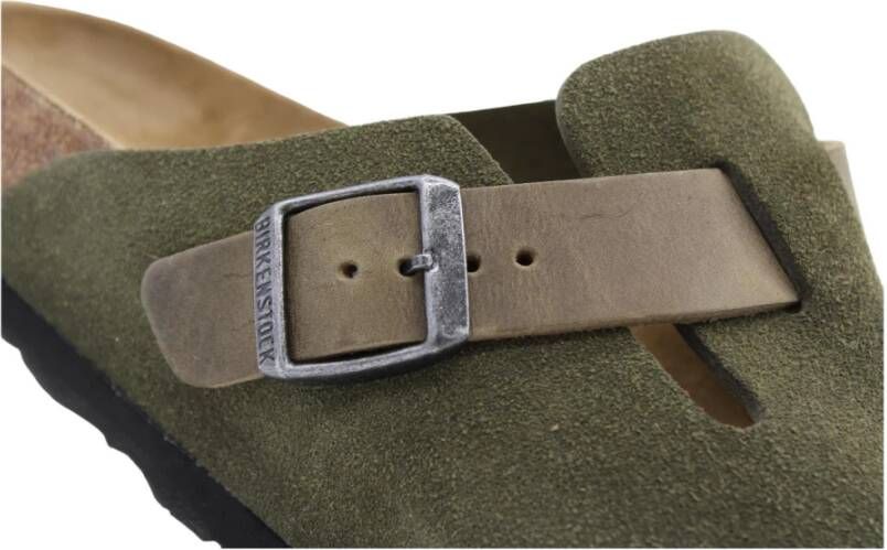 Birkenstock Comfortabele Hamer Slipper Green Heren