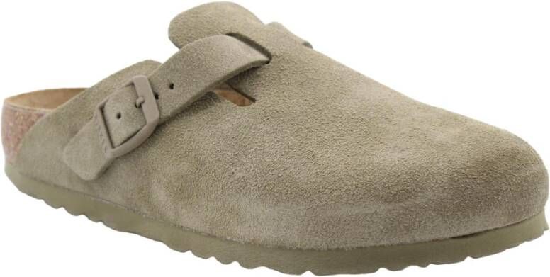 Birkenstock Comfortabele Helberd Slipper voor dagelijks gebruik Green Dames