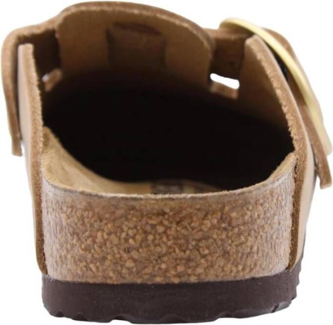 Birkenstock Comfortabele Knuppel Slipper voor dagelijks gebruik Beige Dames