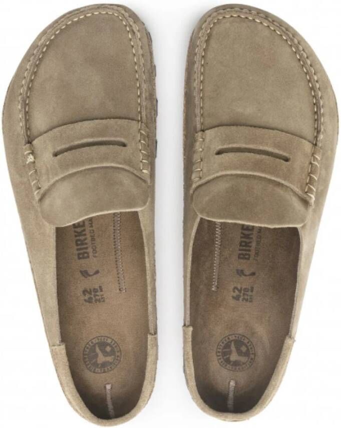 Birkenstock Comfortabele Mocassin Stijl Klomp Beige Heren