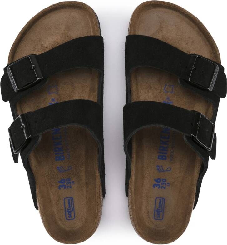 Birkenstock Comfortabele Sandaal met Zacht Voetbed Black Heren