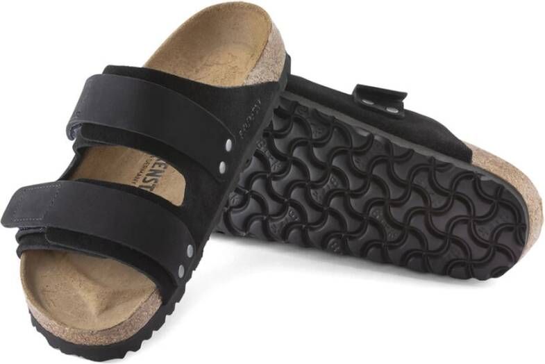 Birkenstock Comfortabele Sandalen Geïnspireerd door Voetafdrukken Black Heren