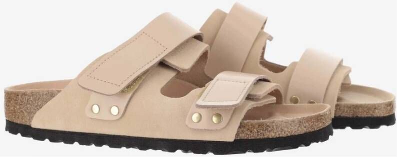 Birkenstock Comfortabele Slippers voor Dagelijks Gebruik Beige Dames