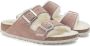 Birkenstock Shearling Sandalen Wol Pink Clay Pink Dames - Thumbnail 9