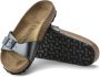 Birkenstock Madrid Dames Slippers Metallic Black Narrow fit | Zwart | Imitatieleer - Thumbnail 38