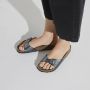 Birkenstock Madrid Dames Slippers Metallic Black Narrow fit | Zwart | Imitatieleer - Thumbnail 41