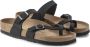 Birkenstock Damessandalen Mayari Vegan Birko-Flor Birkibuc Large Zwart Dames - Thumbnail 3