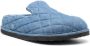 Birkenstock Blauwe Denim Gewatteerde Instap Sandalen Blue Dames - Thumbnail 2